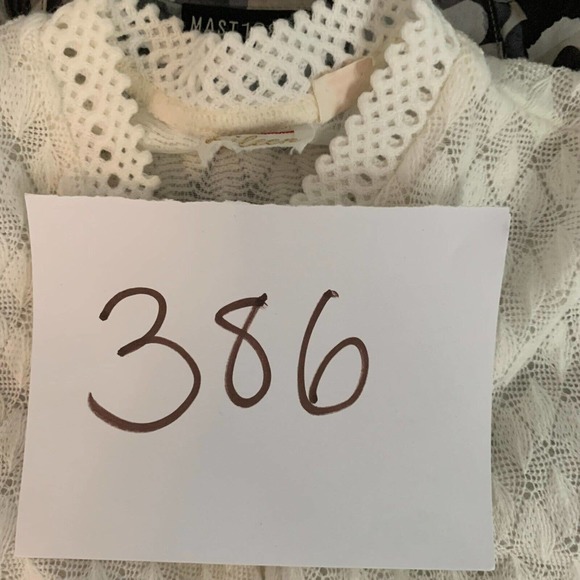 VTG Eileen Cardigan Womens Sz XS Ivory Lightweight Crochet Sweater - Picture 9 of 9